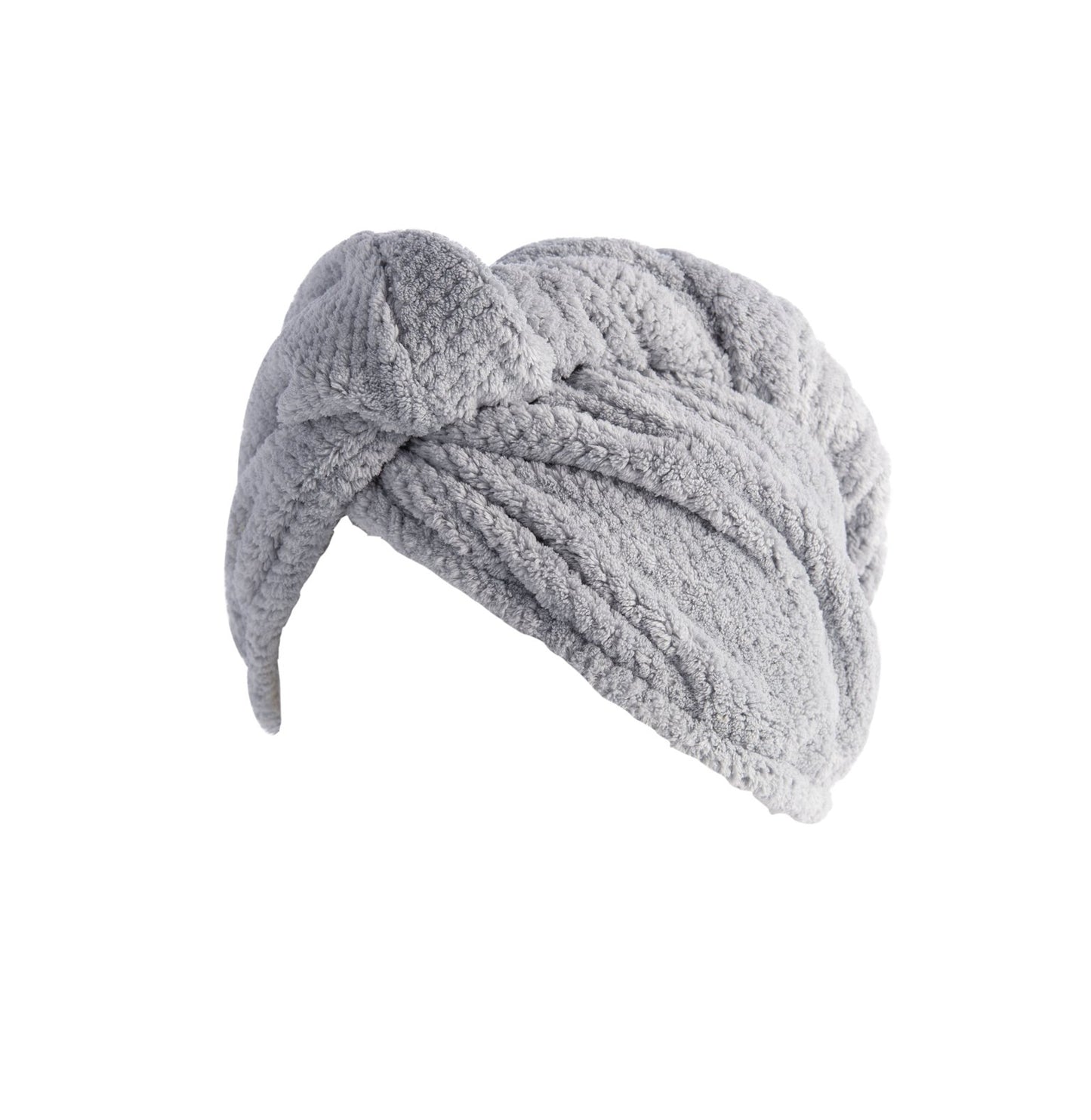 Grey Eden Hair Towel And Zip Pouch