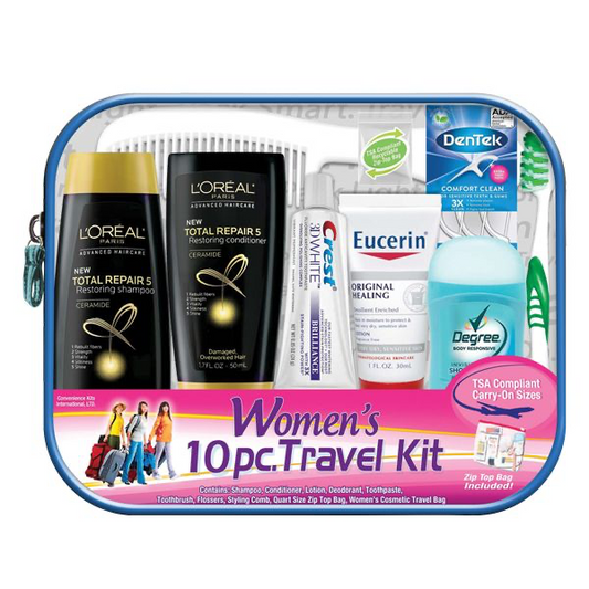 Women's 10-Piece Travel Kit