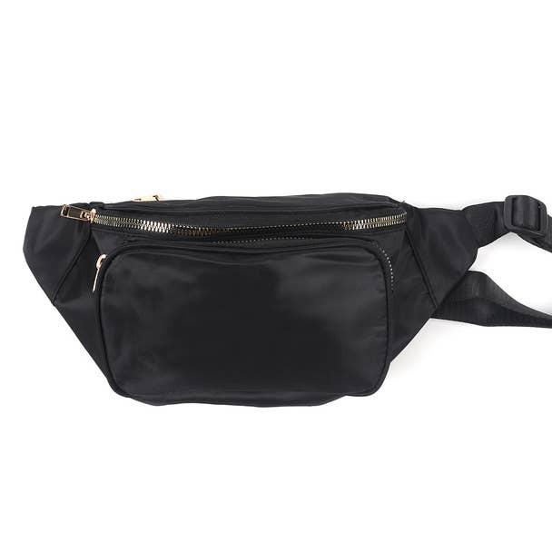 Women's Black Fanny Pack