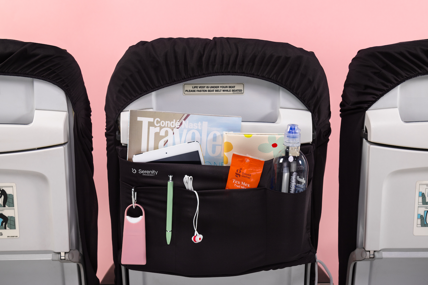 Tray Travel Organizer: Charcoal
