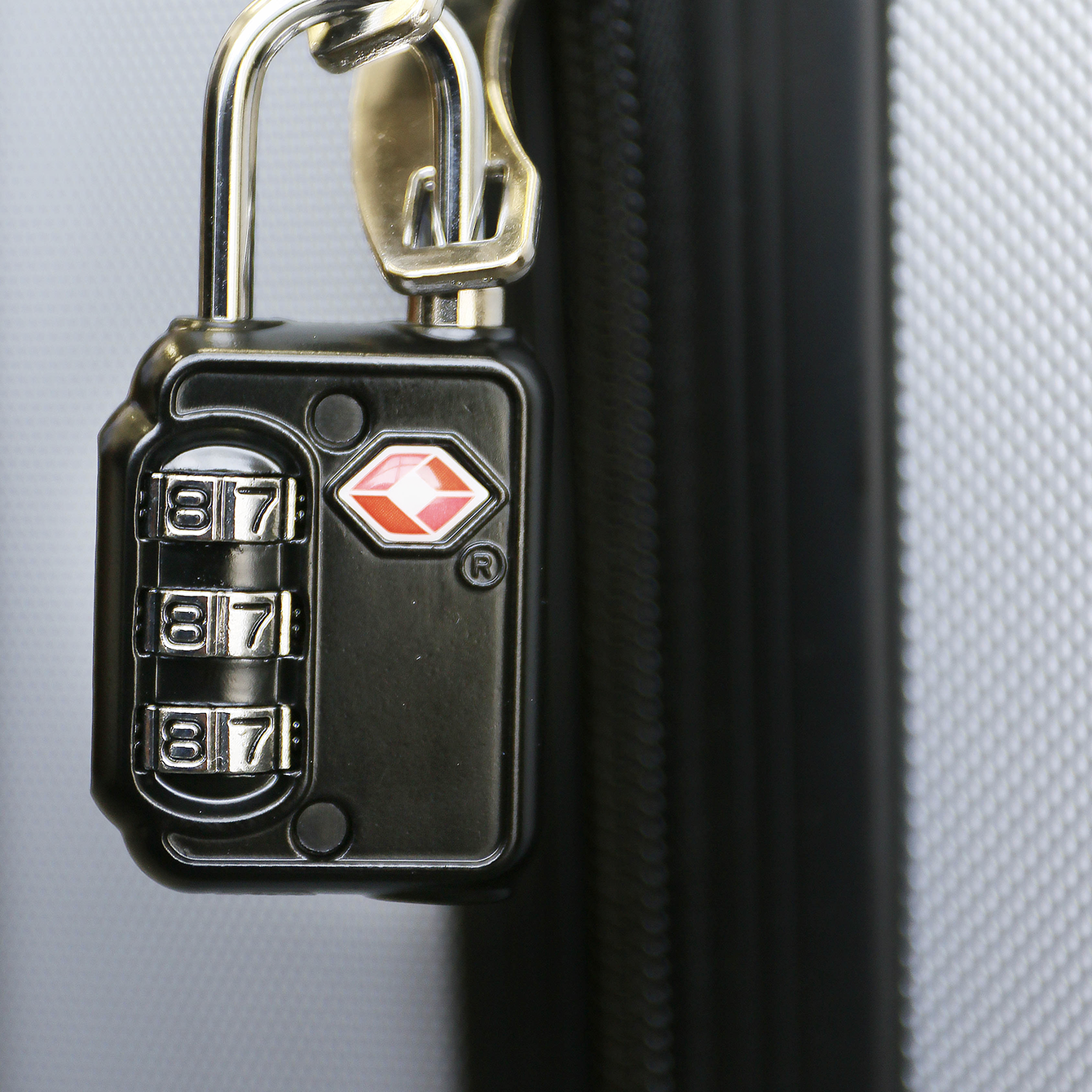 TSA Approved Luggage Lock - Silver