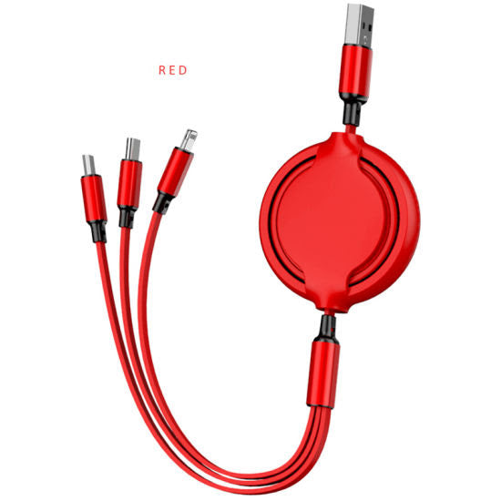 3in1 Retractable Charging Cable