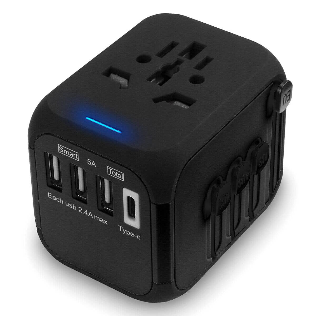 International Universal Travel Adapter 4 USB Charger